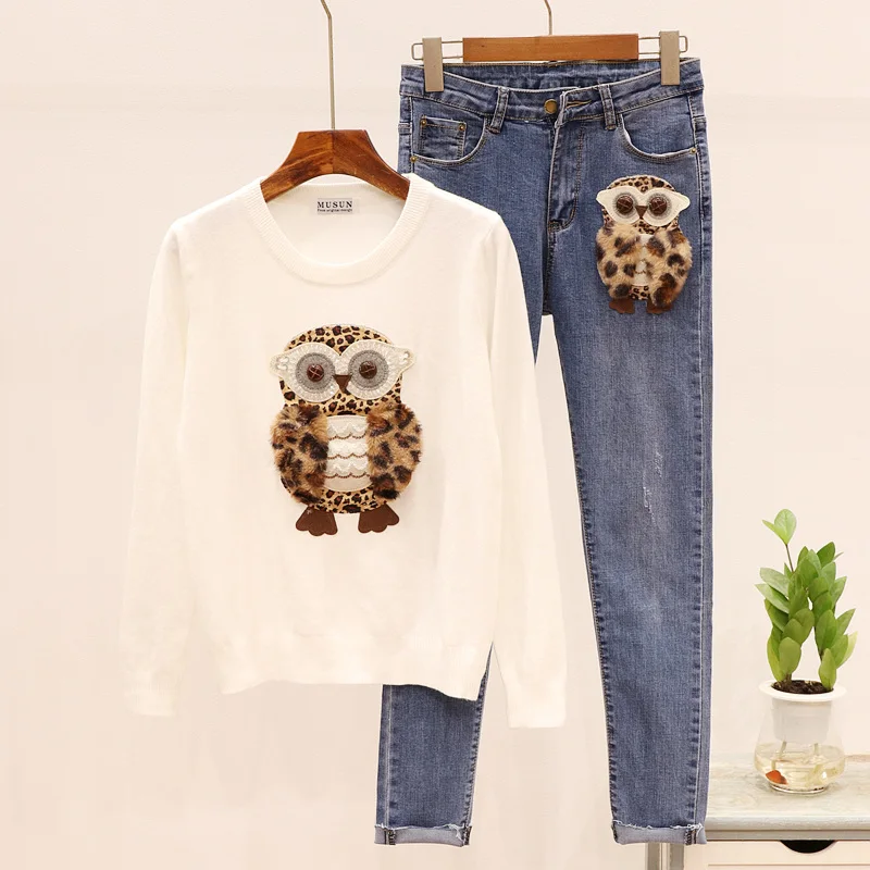 Новинка 2020 Осенний женский свитер модный вязаный с длинным рукавом и бисером в