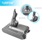 Перезаряжаемая батарея Turpow 6000 мАч, литий-ионный аккумулятор 21,6 в для пылесоса Dyson V7 V7 пушистый V7 Animal V7 Pro, сменная батарея