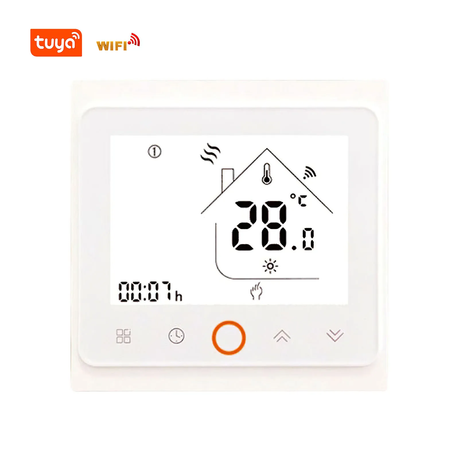 

Термостат для теплого пола, с Wi-Fi-подключением