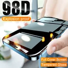 Закаленное стекло с полным покрытием для iPhone, 2 шт., Защита экрана для iPhone 11, 12, 13 Pro, XS Max, XR, X, стекло для iPhone 8, 6, 7 Plus, SE 2020