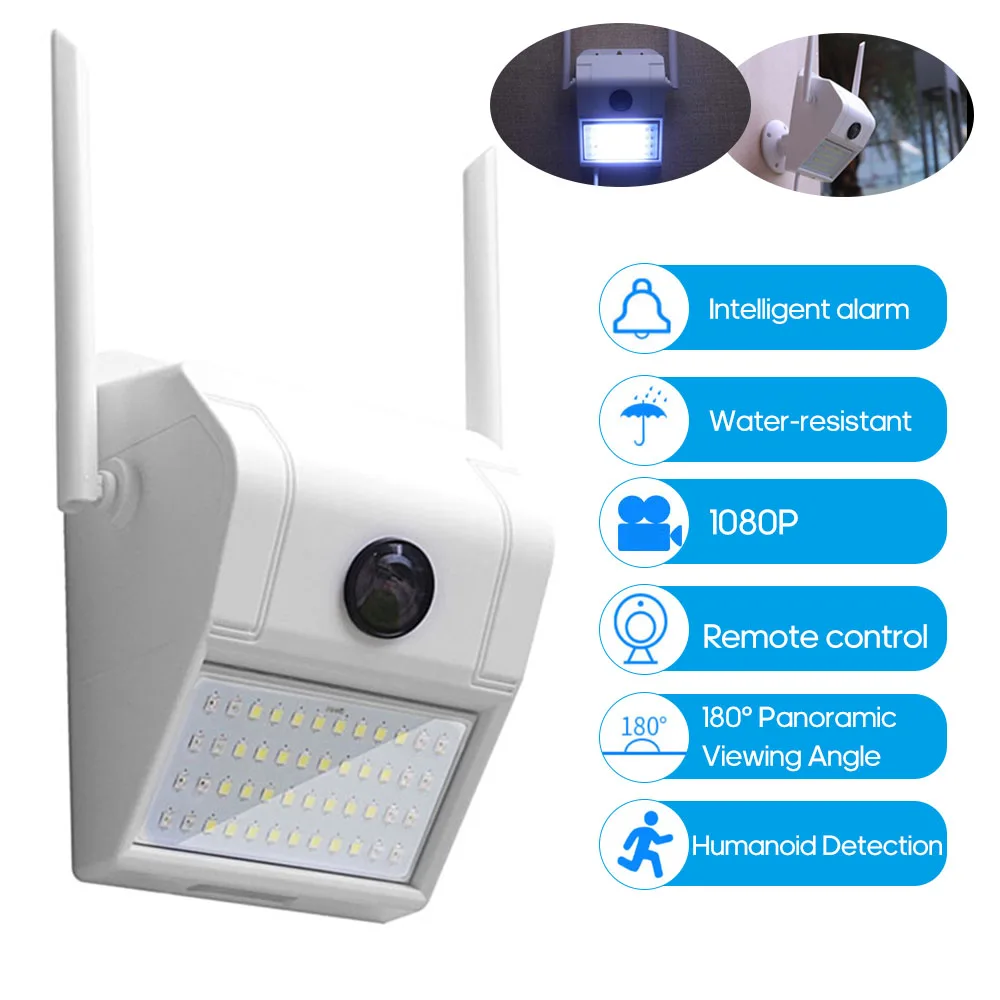 

Xiaovv D6 Camera Intelligent 1080P Waterproof IP Camcorder Wall Lamp IR Night Vision Motion Detection Outdoor Camera BabyMonitor