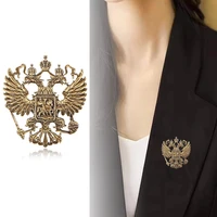 new vintage eagle brooch alloy animal lapel pins suit shirt badge corsage jewelry brooches for women men clothing accessories
