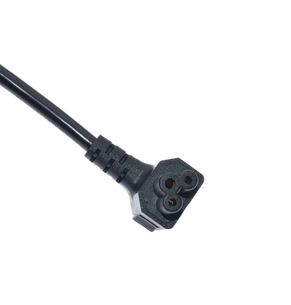IEC 320 C5 clover leaf right angle 3 Pin Plug For Home appliances VDE Extension Power Cord H05VV-F 3G 0.75MM 250V 10A | Компьютеры и