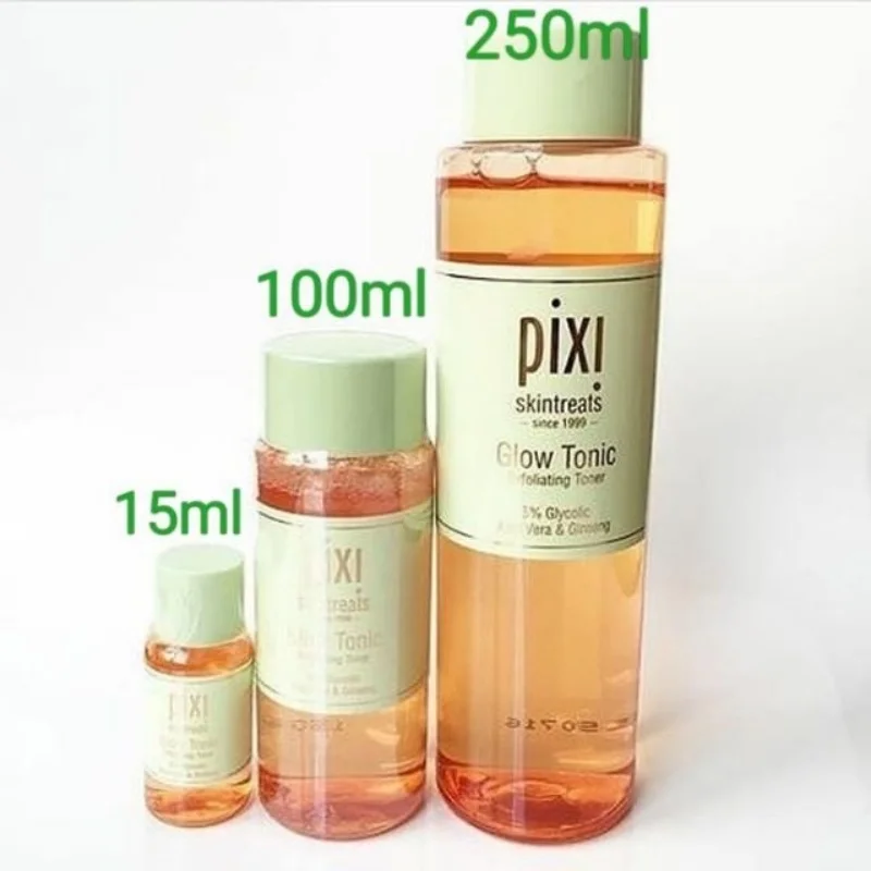 

Pixi Glow Tonic 5% Glycolic Acid Exfoliating Toner Brighten Complexion Pores Refined Skin Toner Beauty Lotion Skin Care 100ml