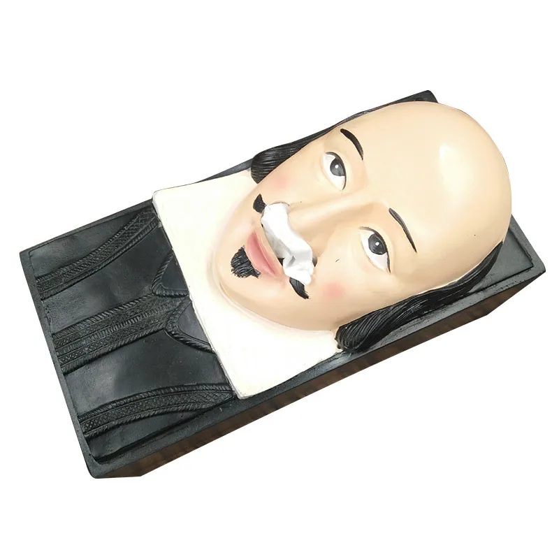 1 шт. пасхальный остров голова Сира коробка для салфеток каменная статуя Голова