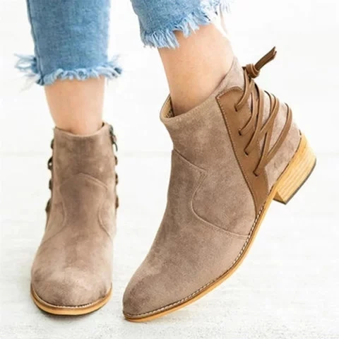 Новые модные женские ботильоны Сезон Зима Женская Осенняя Повседневная обувь