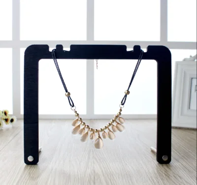 

Customized Acrylic Necklace Holder Store Earring Showing Stand Jewelry Organizer Necklace Hanging Display Case
