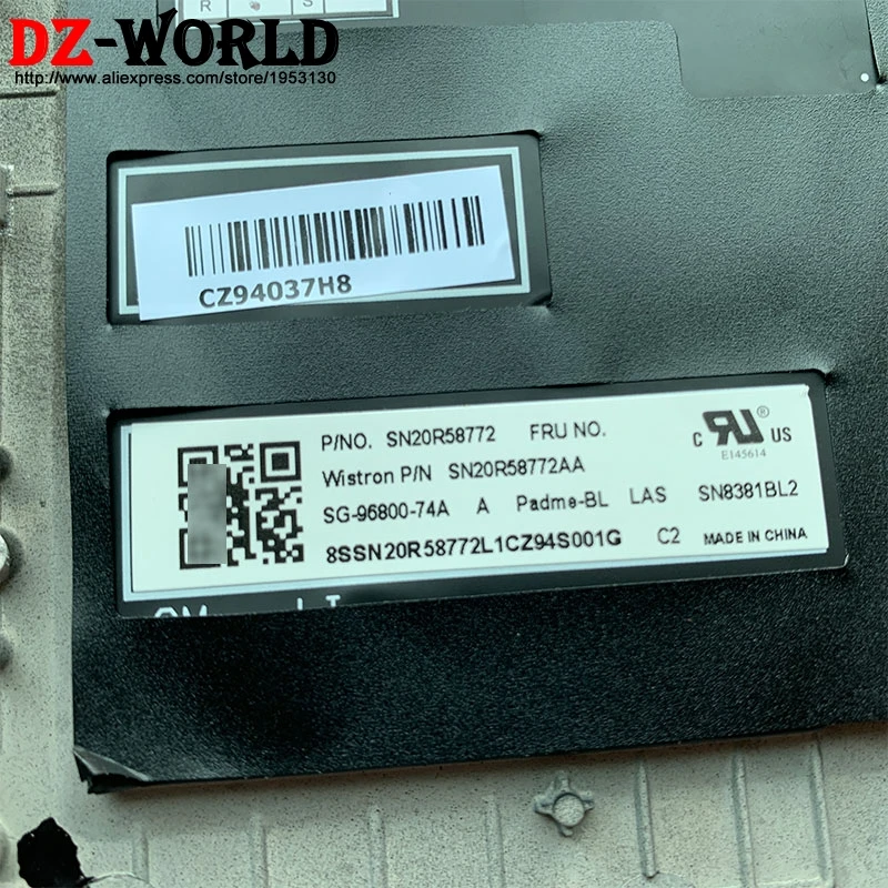 Online Cubierta Superior Con Reposamanos Para Ordenador Portátil, Cubierta Superior Con Teclado Retroiluminado De España Latina Para Lenovo Thinkpad X1 Extreme P1 1ª Generación, 01YU817, Nuevo/Original