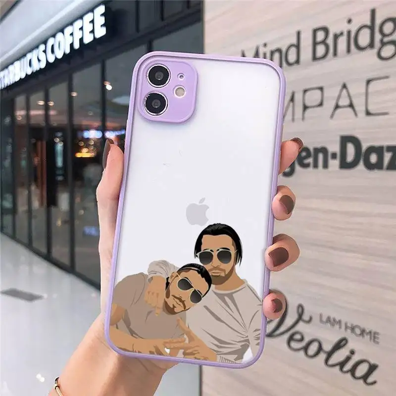 

PNL QLF Rapper singer Phone Case matte transparent For iphone 7 8 11 12 plus mini x xs xr pro max cover