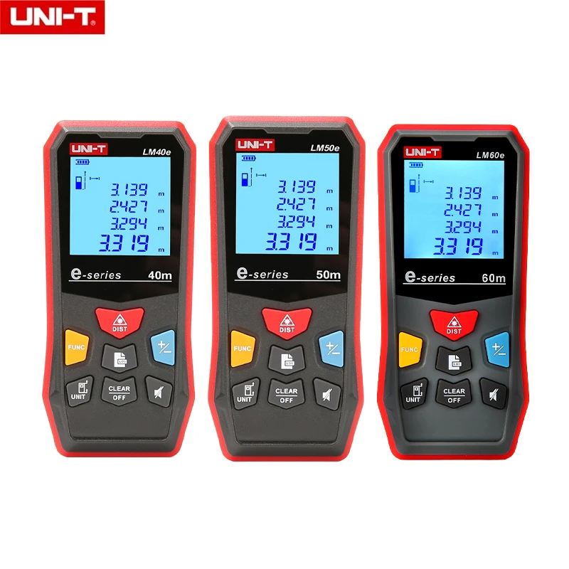 UNI-T Digital Laser Rangefinder LM40e LM50e LM60e Distance Meter Measure Tape Electronic Ruler Range Finder | Инструменты