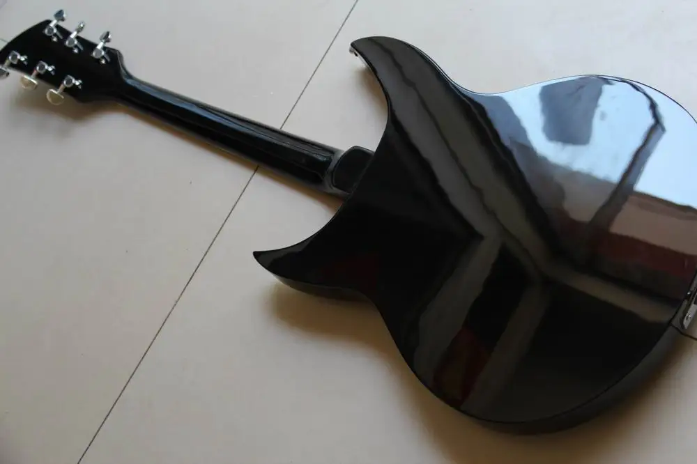 Новое поступление электрическая гитара 325 модели Rick 330 лучшее качество в черном