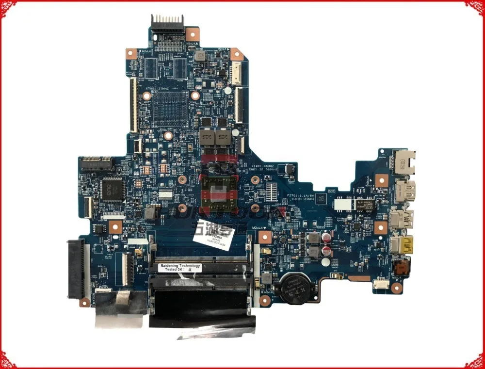 Высококачественная материнская плата 856763-601 для ноутбука hp 17-Y E2-7110 cpu DDR3 448.08g3/0011 100%