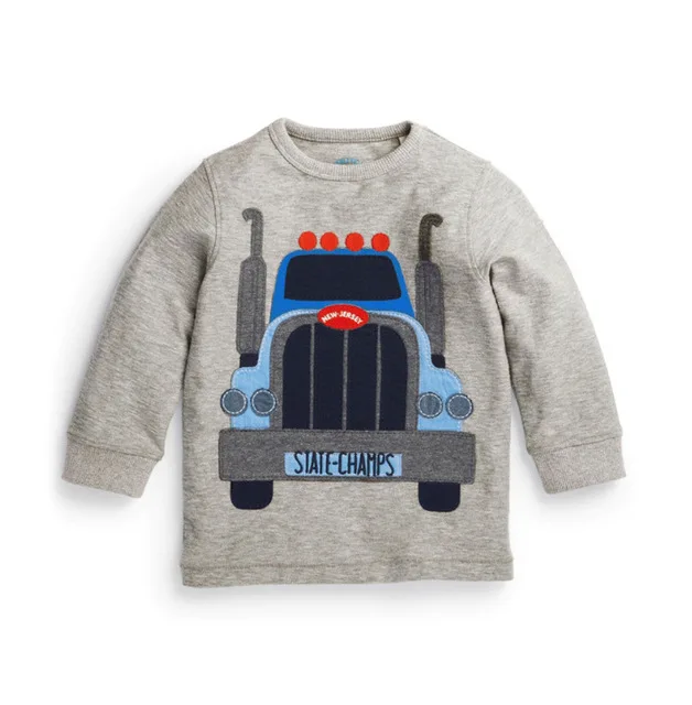 Блузка хлопковая с длинным рукавом для мальчиков 2019 |