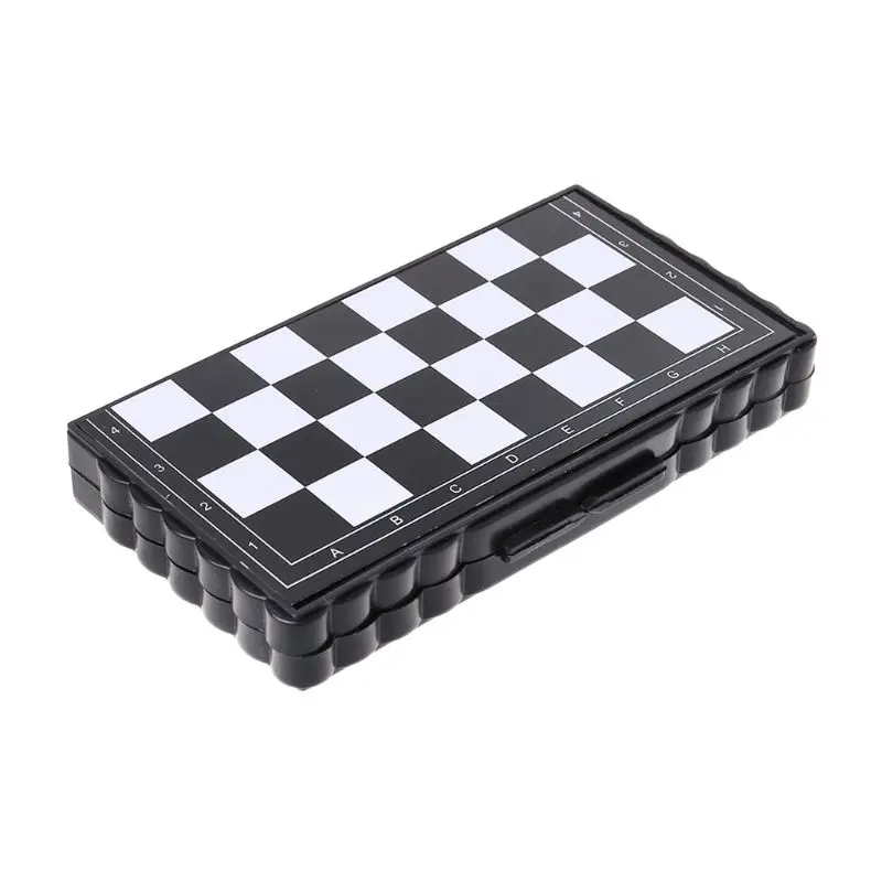 1Set Mini Pocket Chess Folding Board Interactive Travel Portable Entertainment Magnetic Chessman Indoor Outdoor Game DropShip | Спорт и