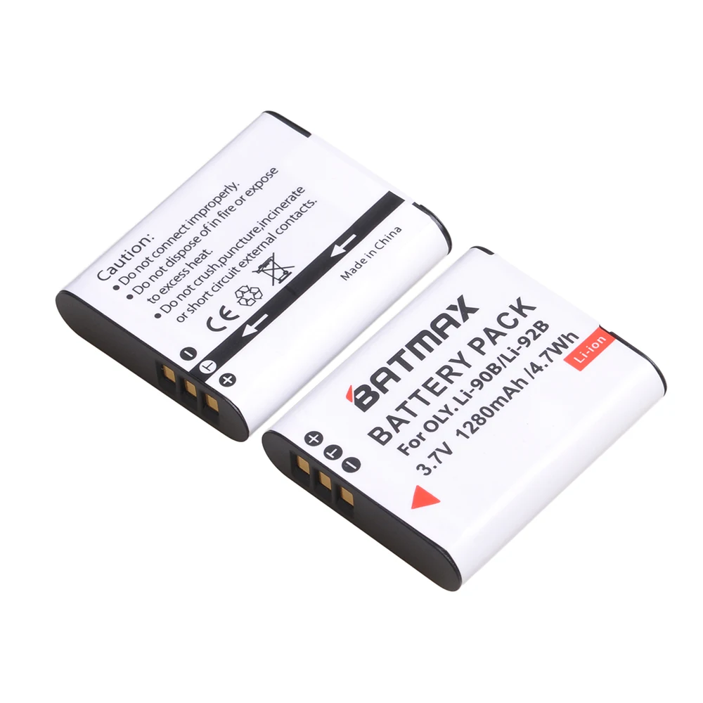 2 шт. LI-90B LI-92B LI ion аккумулятор 90B 90B Батарея+ светодиодный USB Зарядное устройство с светодиодный для Камера Olympus XZ-2 SH-50 SH-1 SP-100 жесткая TG-1 TG-2 TG-3