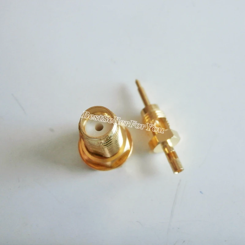10 шт. RP-SMA рпсма гнездо для припоя (штырь) переборка RF разъем IPX 1 13 мм кабель |