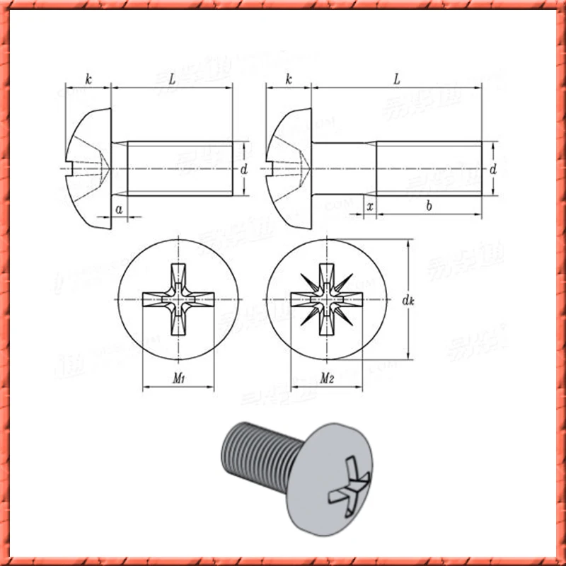 50 шт./лот чистый titanium M1/M1.2/M1.4/M1.6 DIN7985 полукруглой потайной головкой и