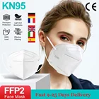 10-100 шт., одноразовые защитные маски FFP2 от смога