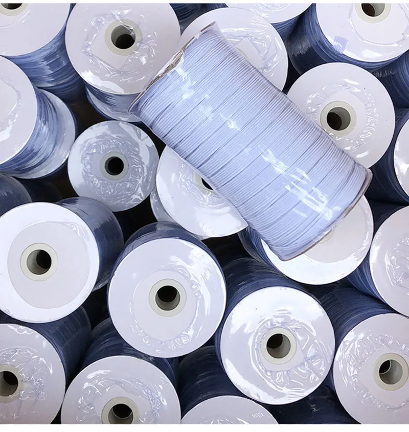 Широкая эластичная лента шпуля эластичный шнур швейная плоская вязальная