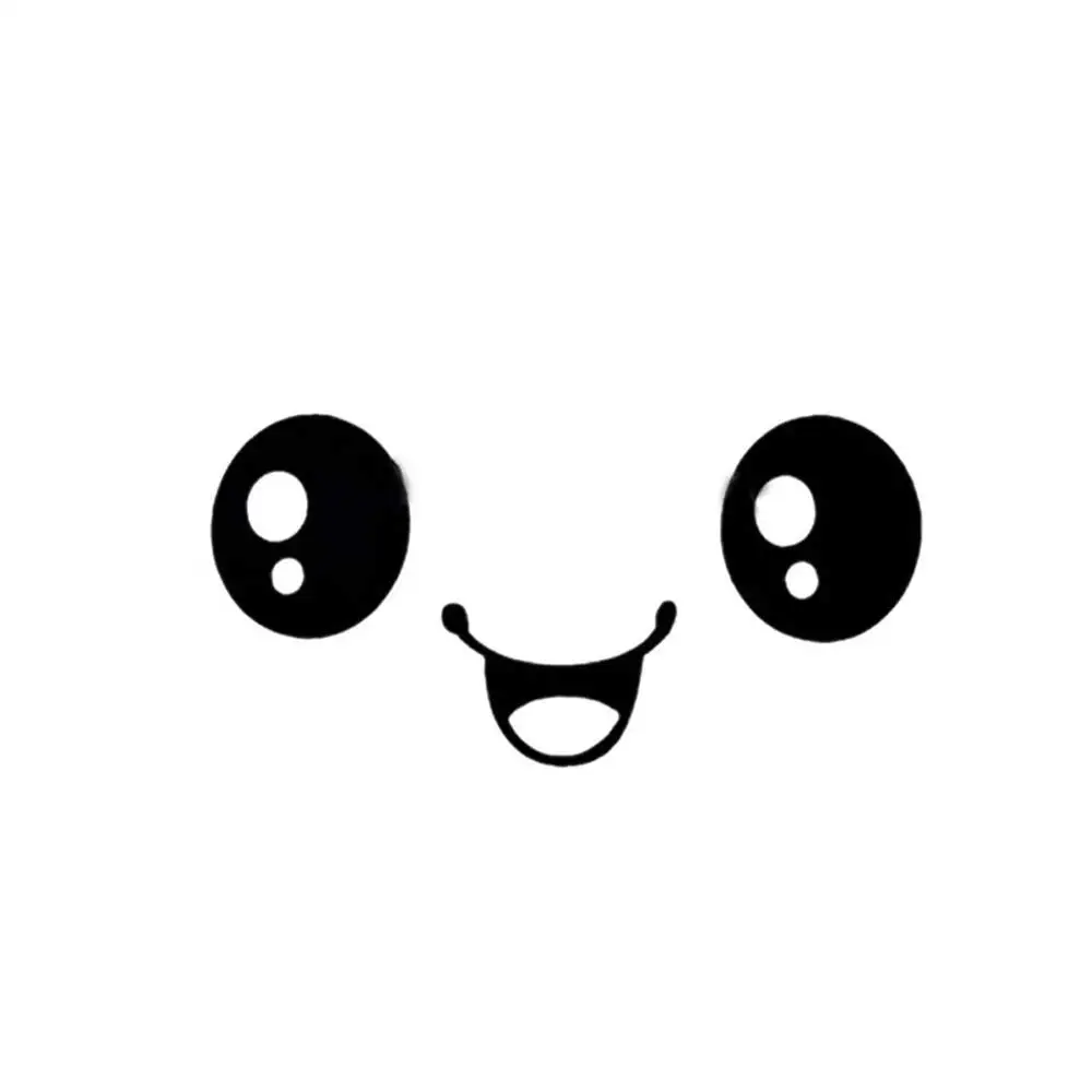 Милые наклейки на унитаз со смайликом для ванной комнаты украшение шкафа