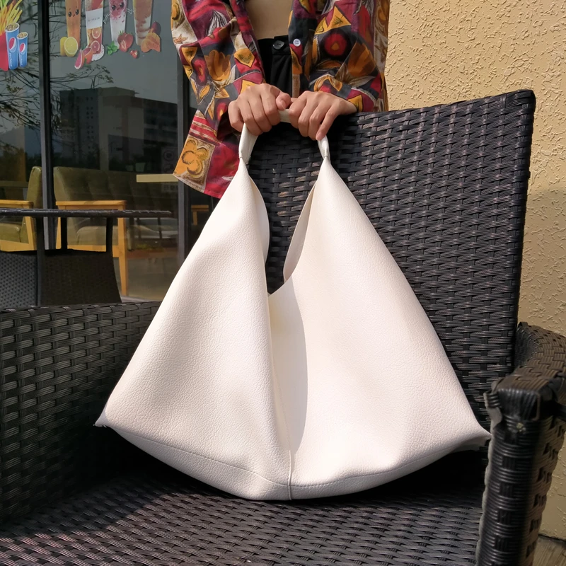 Простая винтажная композитная сумка из искусственной кожи для женщин