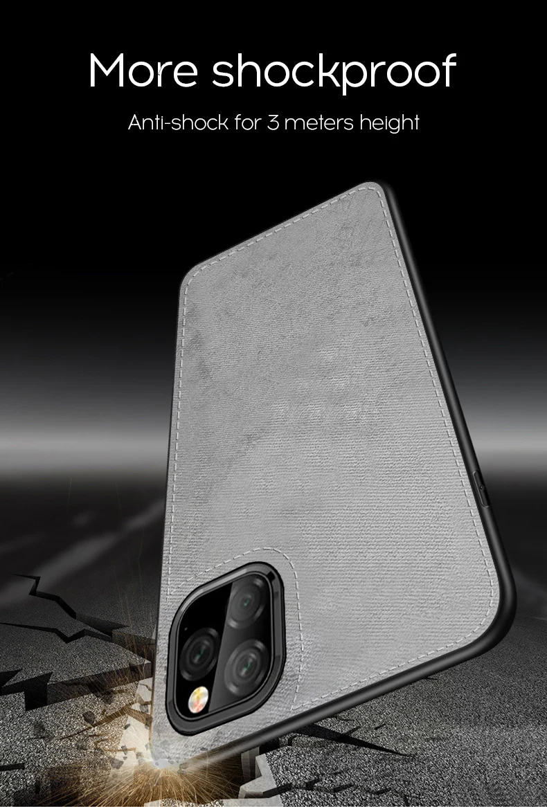 IIOZO Магнитный тканевый чехол для iPhone 11 Pro Max ультра-тонкий тканевый текстурный Мягкий силиконовый чехол для телефона s