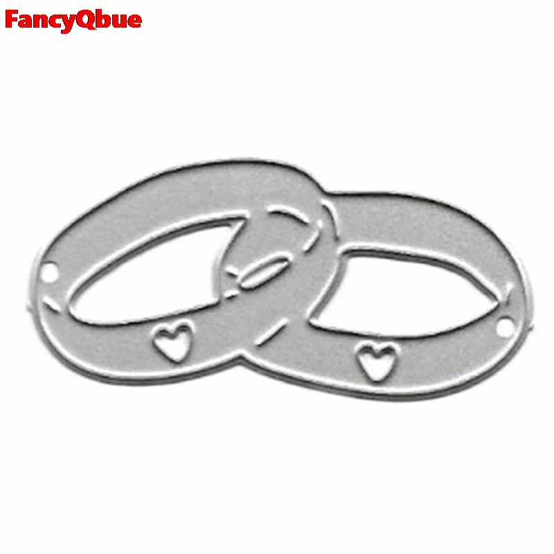 DIY Свадебные кольца металлические штампы для скрапбукинга ремесло тиснение