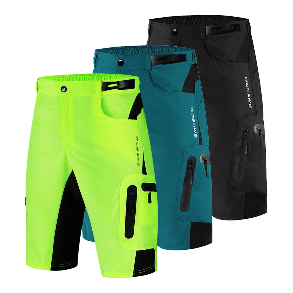 WOSAWE велосипедные шорты летние дышащие свободные шорты MTB шорты для велоспорта мужские шорты для бега велосипеда шорты для верховой езды