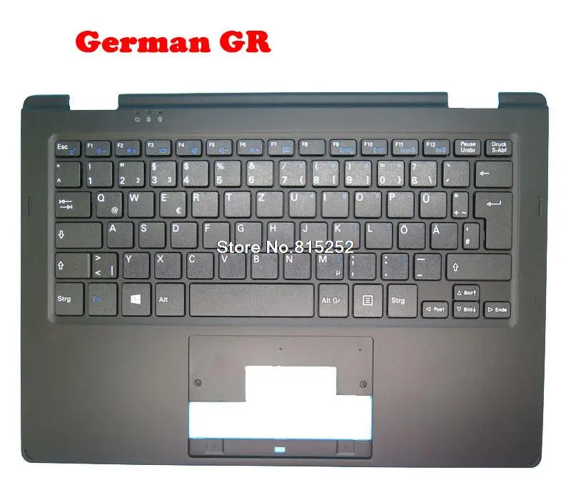 

Laptop PalmRest&keyboard For PEAQ PNB T2011-I0N3 11.6 360 Black C shell With German GR/Belgium BE Black keyboard