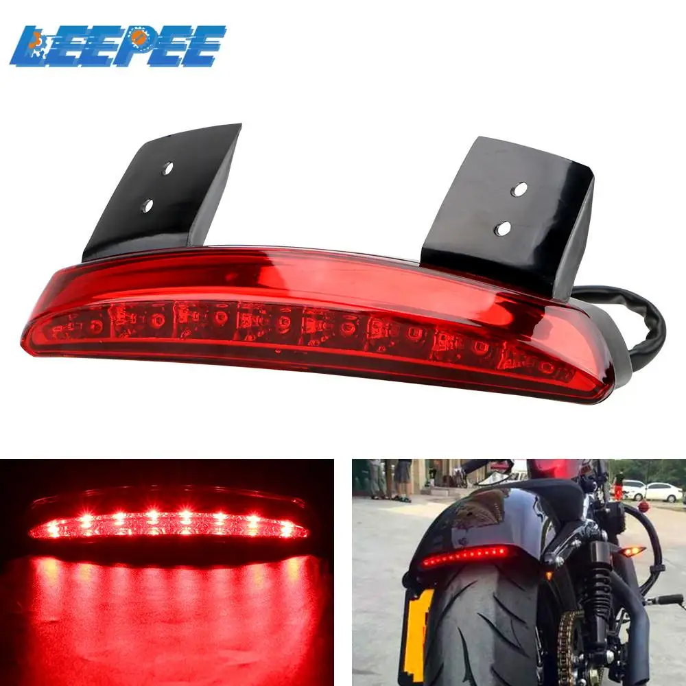 LEEPEE для XL 883 1200 Cafe Racer стоп-сигнал задний фонарь мотоциклетные светильник s крыло