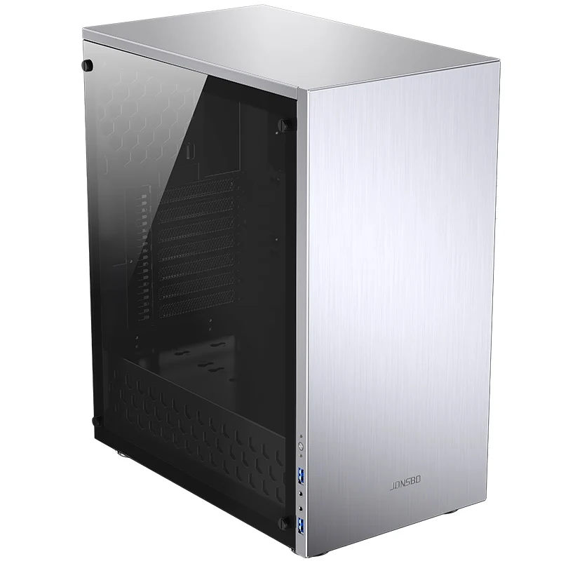 JONSBO C5 Silver ATX чехол из алюминиево-магниевого сплава чехол/боковая пластина
