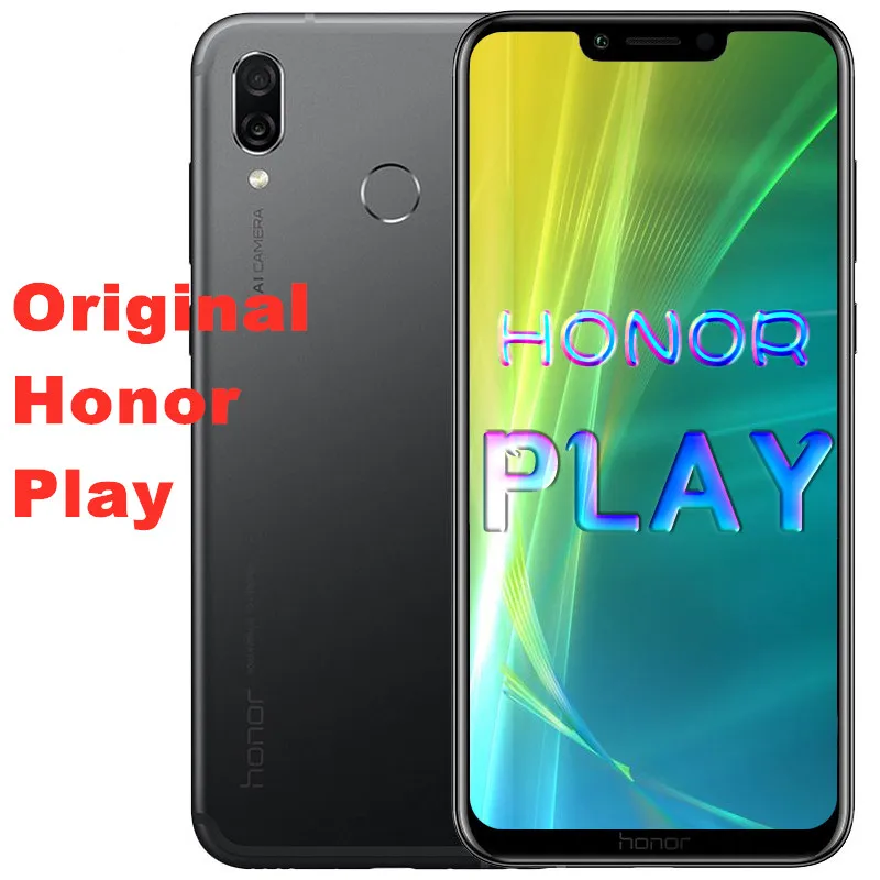 HONOR PLAY, 6,3 дюймов, Android 8,1, смартфон Kirin 970, четыре ядра, 2340x1080, быстрое зарядное устройство, 9 В/2 А, 16,0 Мп