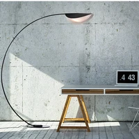Nordic Black Floor Lamp For Living Study Room Bedroom Bedside Sofa Corner Acrylic Lampshade Led Decorative Standing Lights