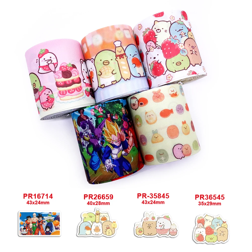 Бесплатная доставка корсажная лента с принтом персонажей 37043|Ленты для шитья| |