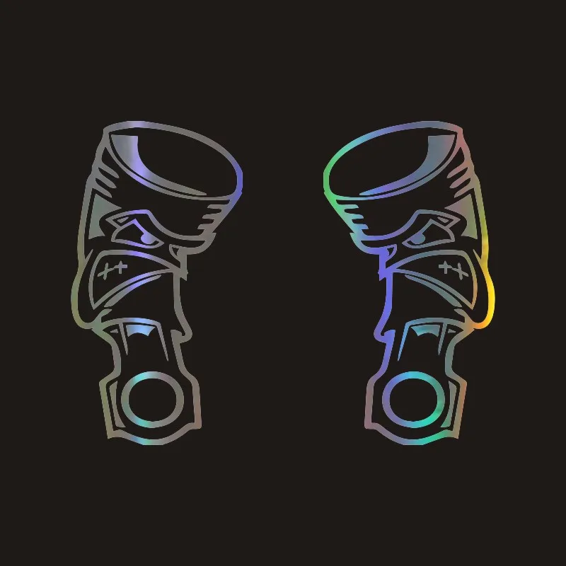 Наклейки на автомобиль наклейки с гневным поршнем для мальчика наклейка бампер