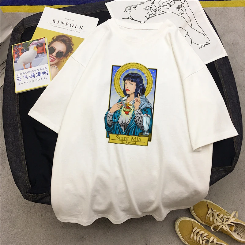 Женская футболка в стиле ретро с героями мультфильмов Saint Mia Jules | одежда