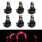 6 шт. Canbus 12V T5 светодиодный светильник 3030 SMD 1,5 Вт миниатюрный 74 лампа приборной панели автомобиля лампа приборной панели светильник Светодиодные лампы для LADA Niva 1984 - 1993