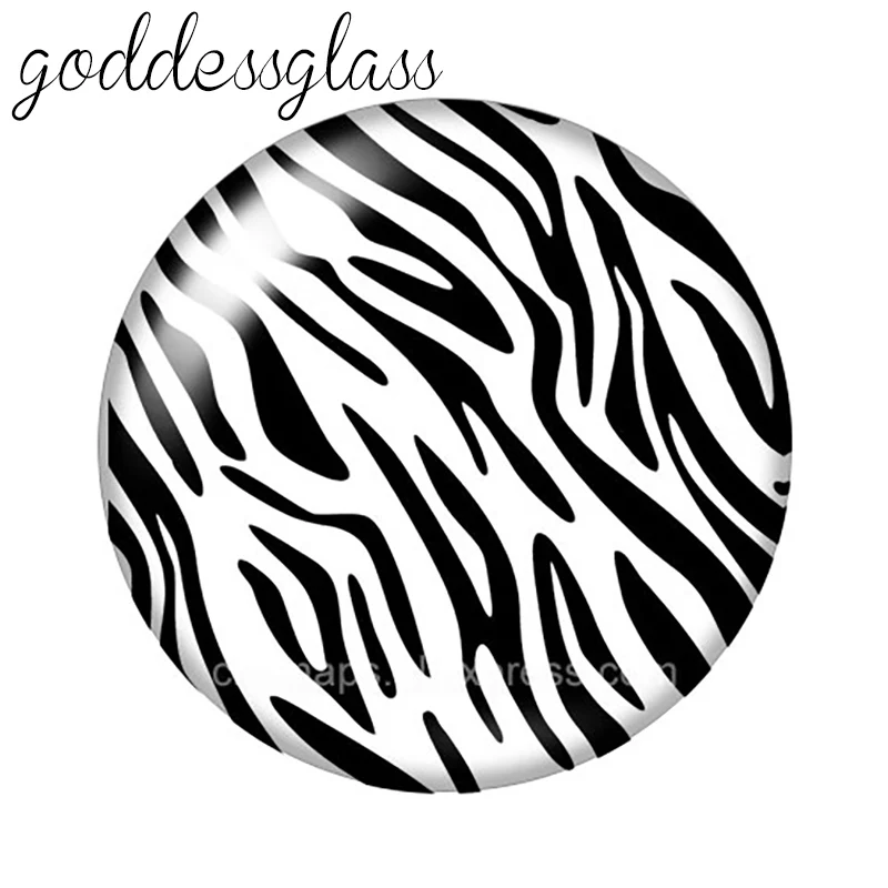 Модный леопардовый узор корова тигр змея 10 шт. 12 мм/16 мм/18 мм/25 мм круглый