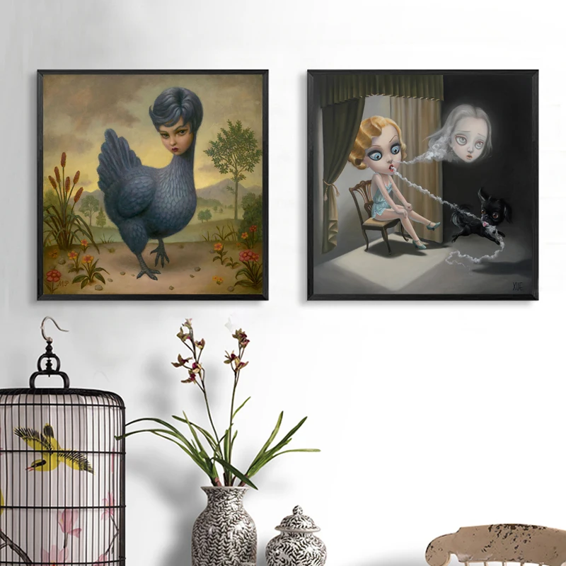 Необычный художественный постер ксуэ Ван Мэрион Пек-это американский художник