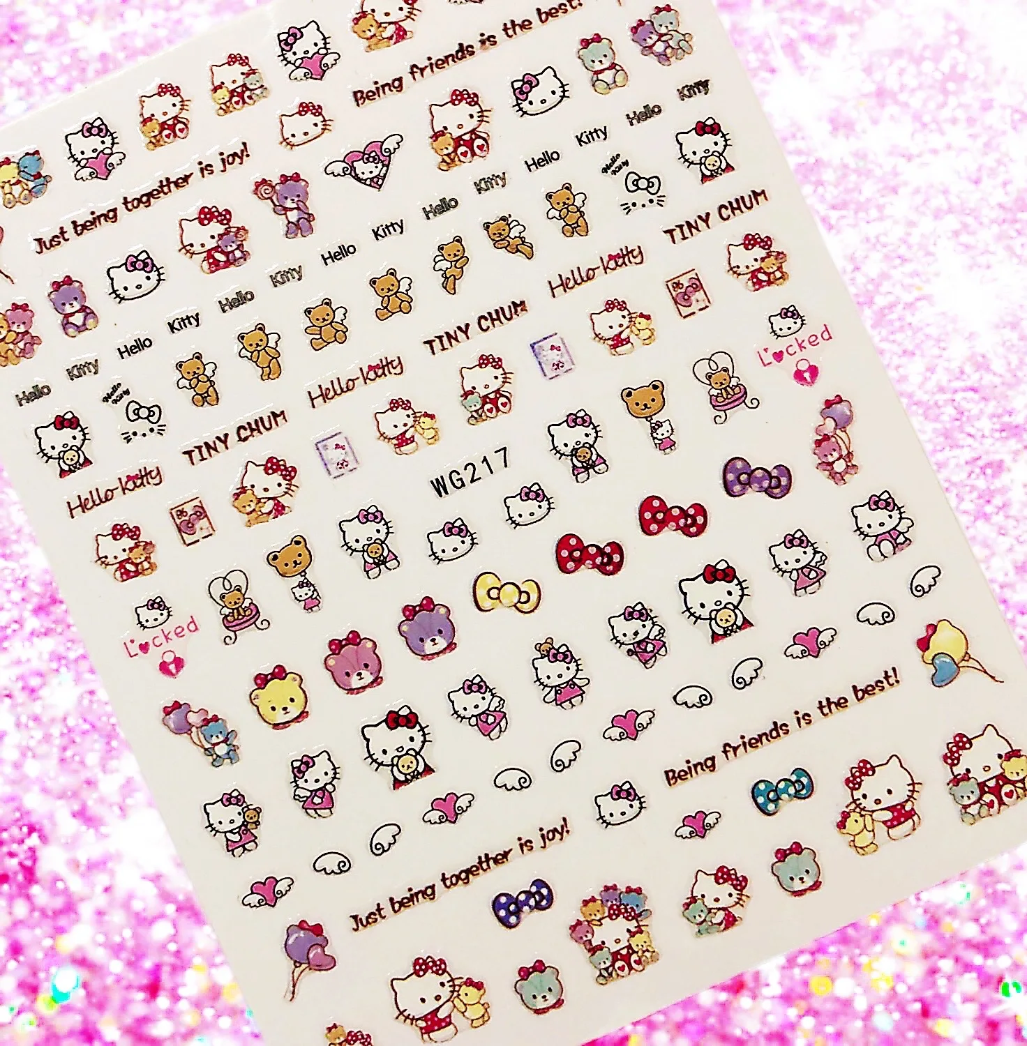

Cartoon cat 3D Back glue Nail decal Nail sticker Nail decoration Nail art Nail tool Nail ornament