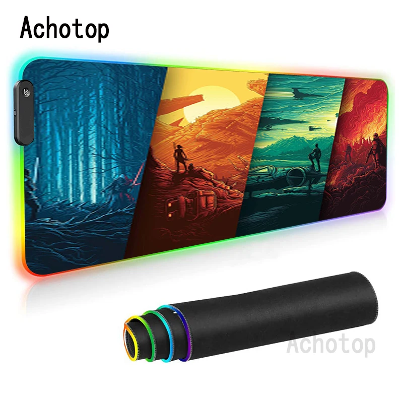 

80x30CM Wars Large Gaming Keyboard Mouse Pad Computer Gamer Tablet Desk Mousepad Office RGB Mice Mats XL XXL Anime Mouse Mat