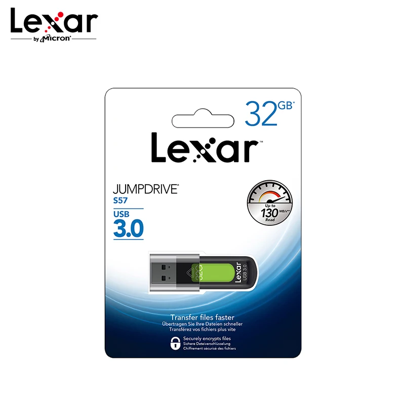 USB флеш-накопитель Lexar S57 128 ГБ 256 максимальная скорость Reaing 150 МБ/с./с JUMPDRIVE 32 64 Pendrive
