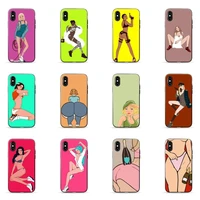 cartoon beauty sexy phone case for iphone 7 8 11 12 pro x xs max xr samsung a s 10 20 30 50 70 plus pro mobile bags