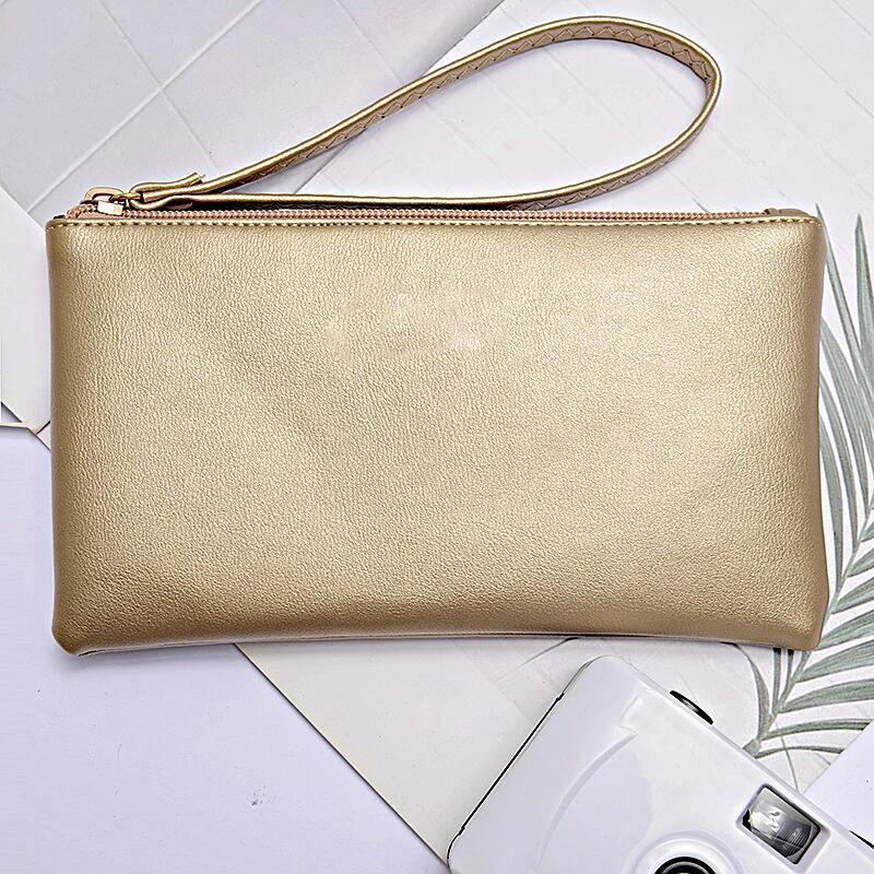 

Women Wallet Long Bag Zero Wallets Zipper Multipurpose PU Luxury Fashion Handbag New
