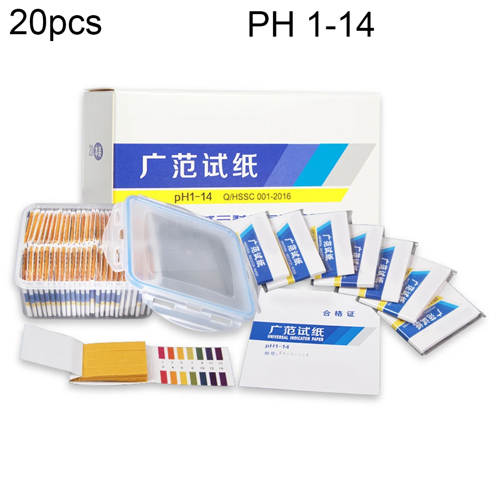 20 шт./кор. значение рН Щелочная кислота лакмусовая точность изучения Бумага