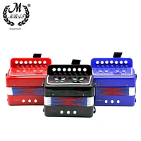 m mbat mini 8 key 4 bass accordion educational musical instrument toy 3 colors for kids children amateur beginner christmas gift