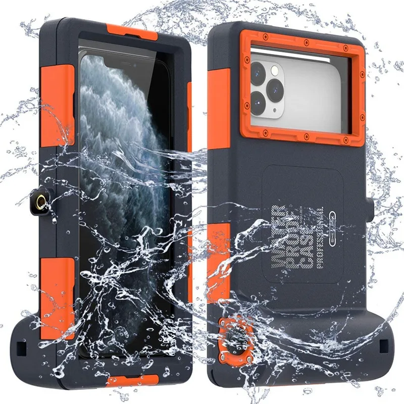 waterproof 15 meter diving case for iphone 11 12 13 pro max mini 6 6s 7 8 plus x xr xs max under water swimming case for samsung free global shipping