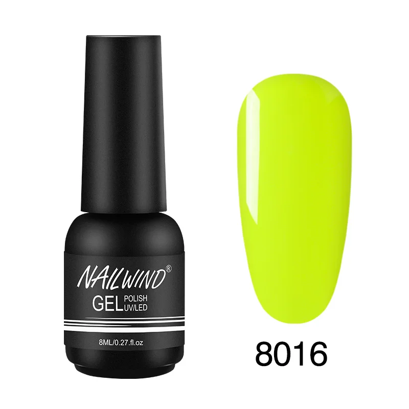 8016 Гель nailwind лак для ногтей маникюрный набор УФ светодиодный полиграфический Гель Дизайн ногтей основа Топ праймер покрытие rosalind гель-лаки для ногтей - Цвет: 8016