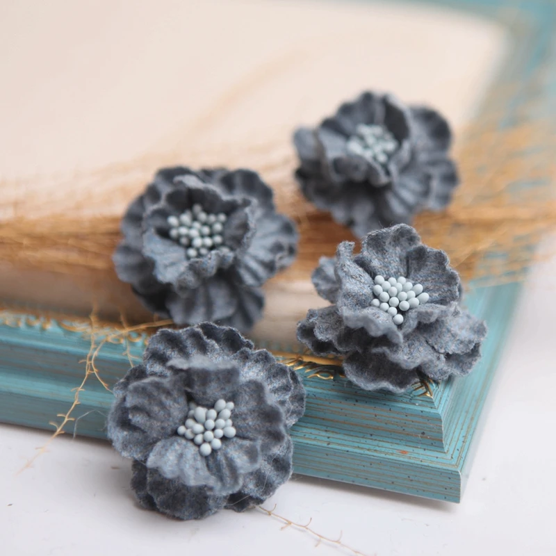 4 шт./лот патчи палочка на цветок искусственные цветы для венка Свадебная шляпа