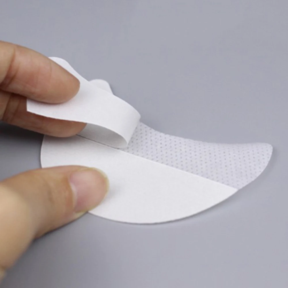 100 шт Макияж накладки для ресниц защитные от теней век патчи под глаза ложные